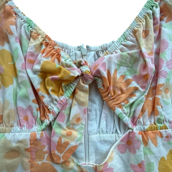 Sabo Skirt Enga Dress in Sunny Floral Size Small Pink Orange Floral - Picture 6 of 11